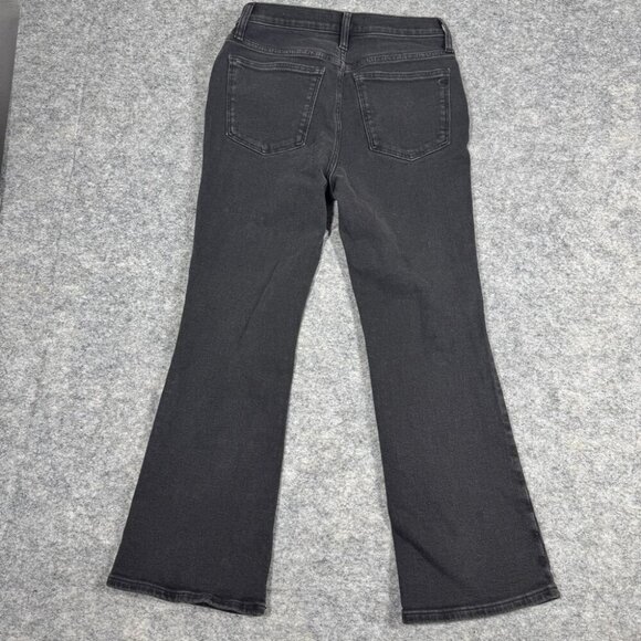 Madewell Mid Rise Kick Out Classic Black Jeans Stretchy Size 27 - Picture 14 of 14